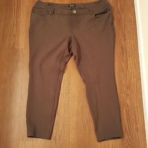 Torrid Ponte Pants 18 Dark Olive Green